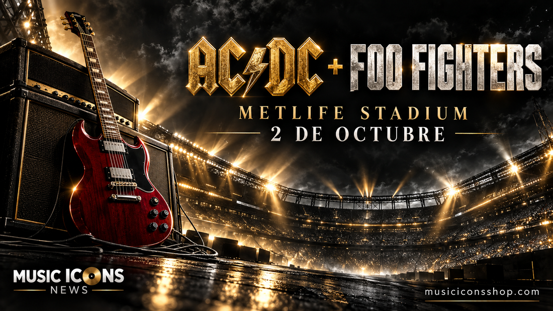 Ilustración editorial: AC/DC regresa a MetLife el 2 de octubre con Foo Fighters