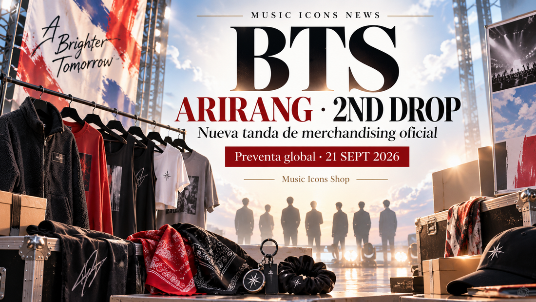 BTS ARIRANG 2nd Drop, nueva tanda de merchandising oficial de la gira en 2026