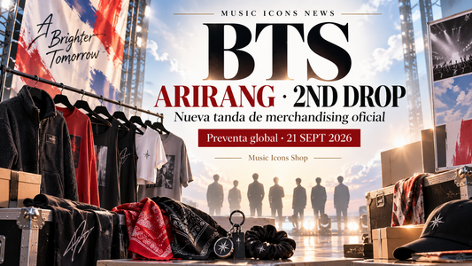 BTS ARIRANG 2nd Drop, nueva tanda de merchandising oficial de la gira en 2026