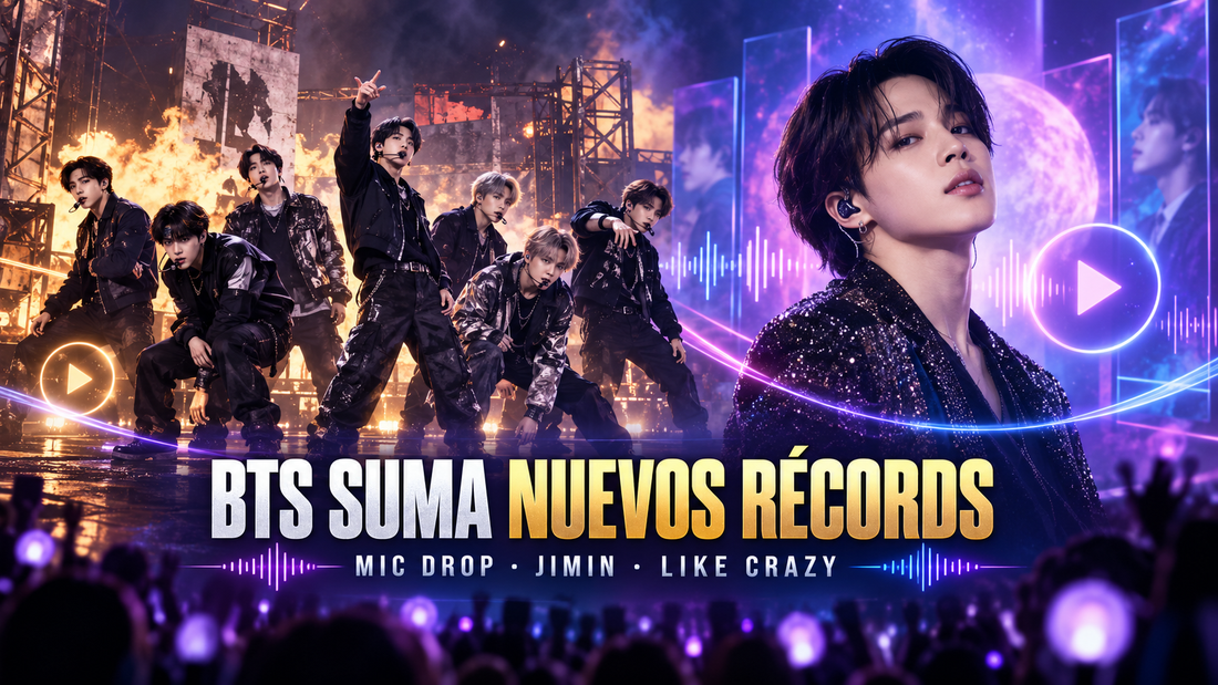 BTS y Jimin celebran nuevos récords de MIC Drop y Like Crazy
