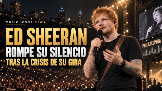 Ed Sheeran rompe su silencio durante un concierto de su gira en Filadelfia