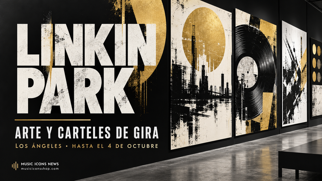 Ilustración editorial: Linkin Park lleva sus carteles de gira a una pop-up en Los Ángeles