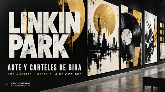 Ilustración editorial: Linkin Park lleva sus carteles de gira a una pop-up en Los Ángeles