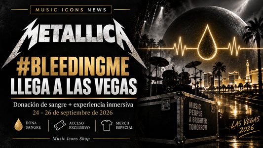 Metallica #BleedingMe en Las Vegas - experiencia de donación de sangre 2026