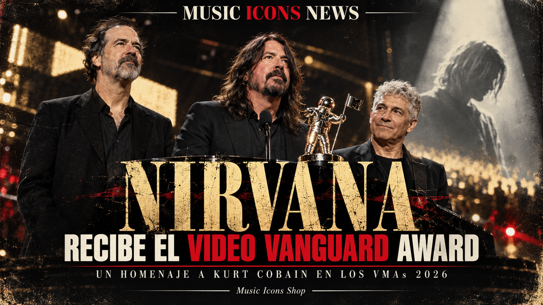 Portada editorial: Nirvana recibe el Video Vanguard Award en los VMAs 2026