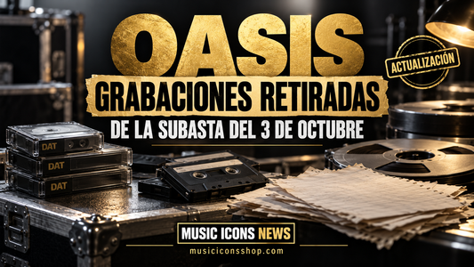 Oasis: grabaciones retiradas de la subasta del 3 de octubre