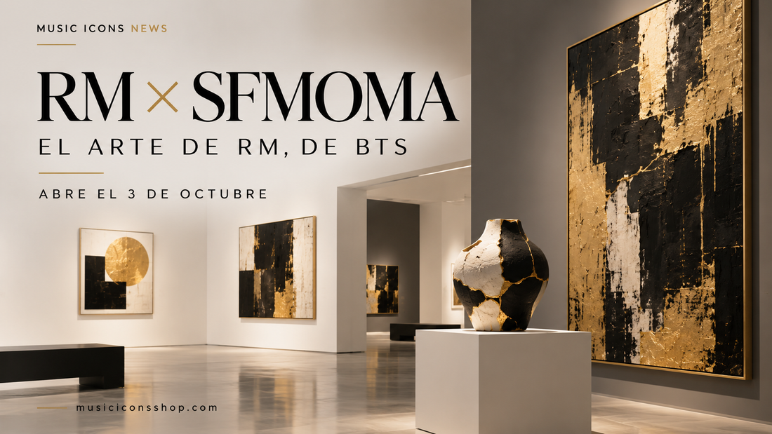 Ilustración conceptual de galería para RM x SFMOMA, apertura el 3 de octubre
