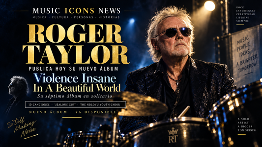 Roger Taylor Violence Insane In A Beautiful World nuevo álbum 2026 - Music Icons News