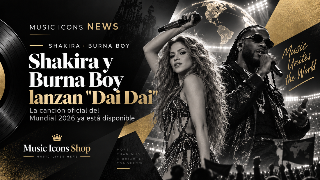 Shakira y Burna Boy Dai Dai canción oficial del Mundial 2026 - Music Icons News