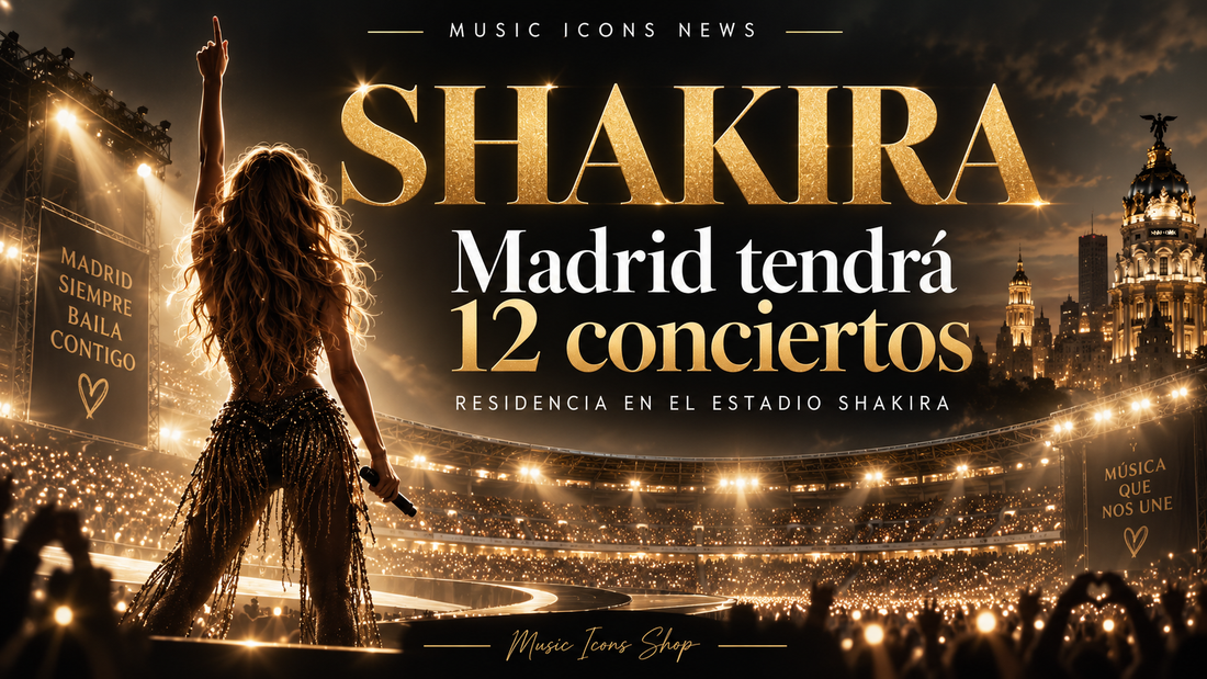 Shakira Madrid 12 conciertos residencia Estadio Shakira 2026 - Music Icons News