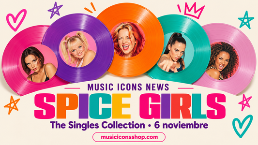 Ilustración editorial: SPICE GIRLS — The Singles Collection · 6 noviembre