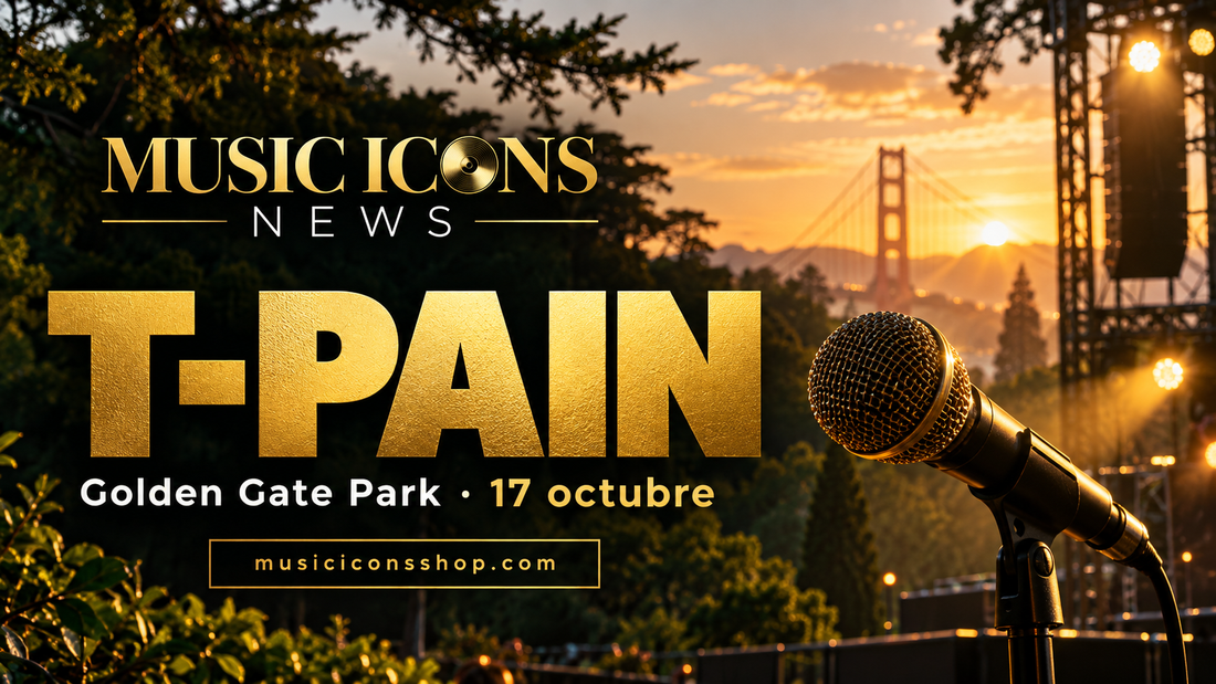 Ilustración editorial: T-PAIN — Golden Gate Park · 17 octubre