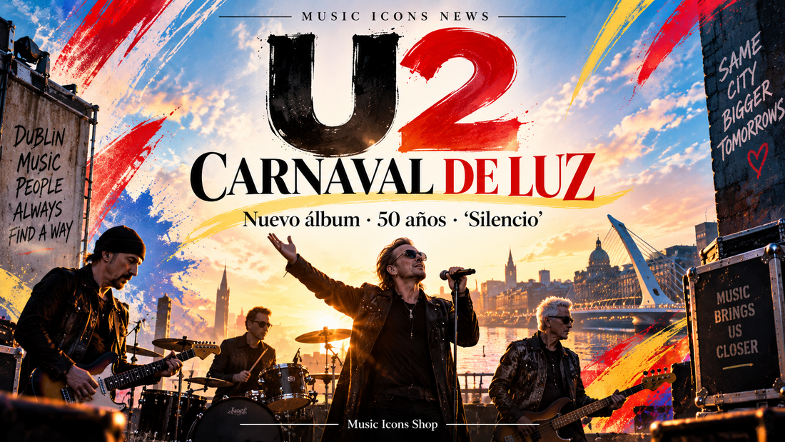 U2 Carnaval de Luz, nuevo álbum de estudio anunciado en su 50 aniversario