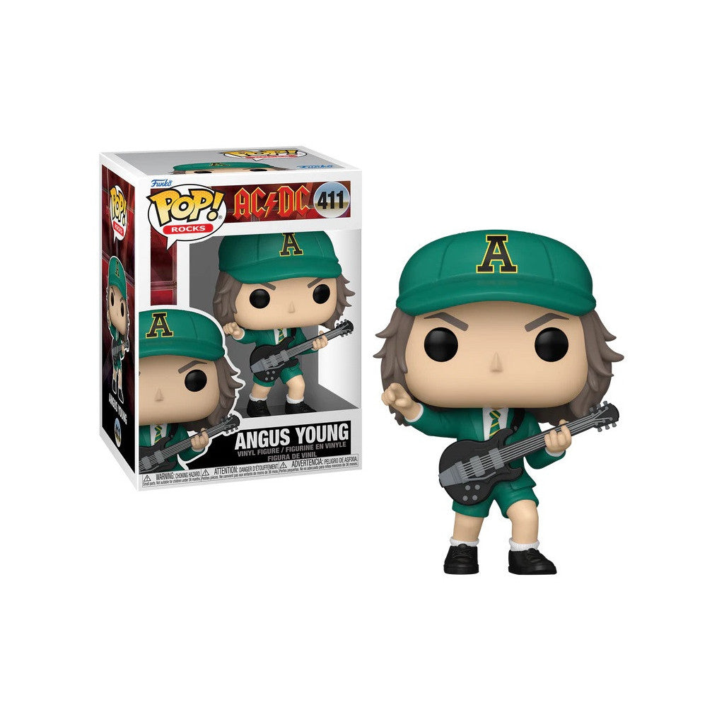Funko Pop AC/DC Angus Young Green Outfit número 411