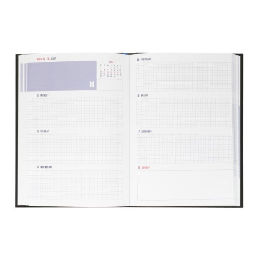 Agenda escolar BTS 2026/2027 A5 de 17 meses oficial - vista 6