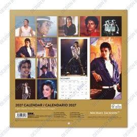 Calendario Michael Jackson 2027 30 × 30 cm oficial - vista 2