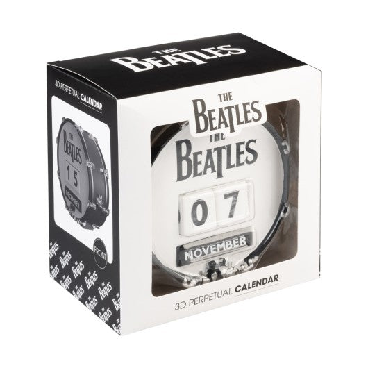 Calendario perpetuo 3D The Beatles · Oficial - vista 3