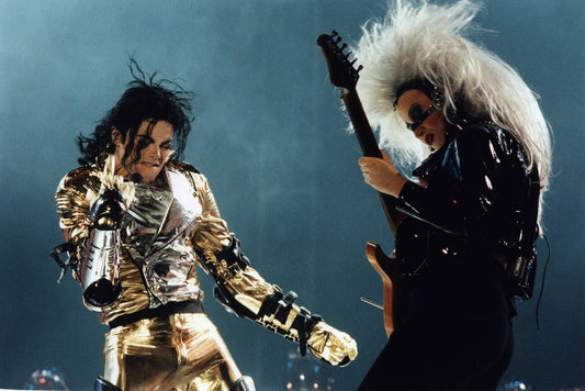 Michael Jackson y Jennifer Batten - Fotografía horizontal