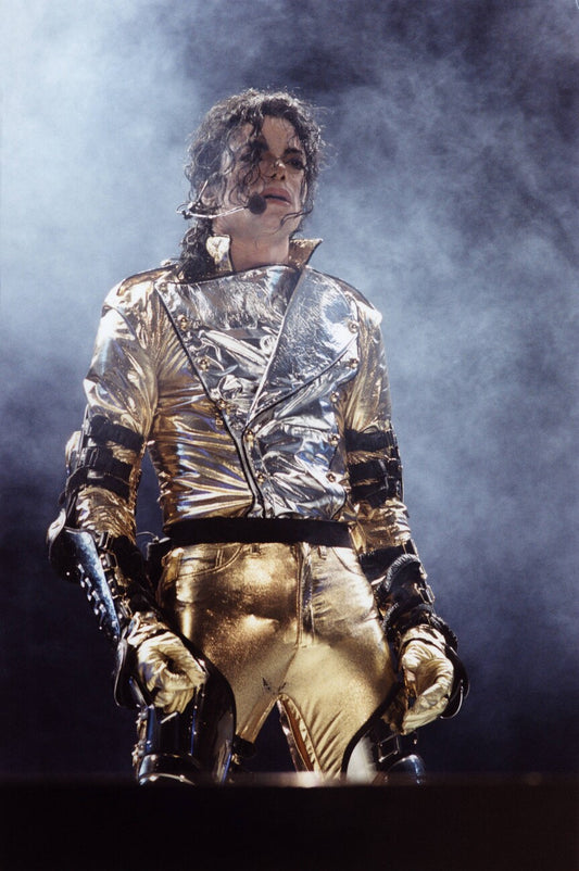 Jennifer Batten y Michael Jackson - Fotografía vertical