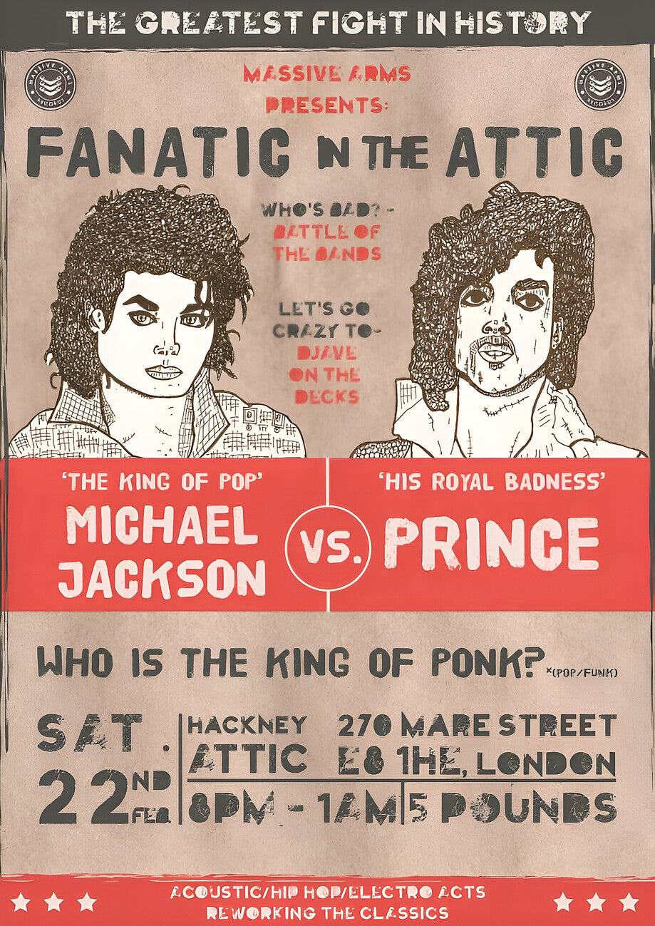 Michael Jackson vs. Prince - Fanatic in the Attic