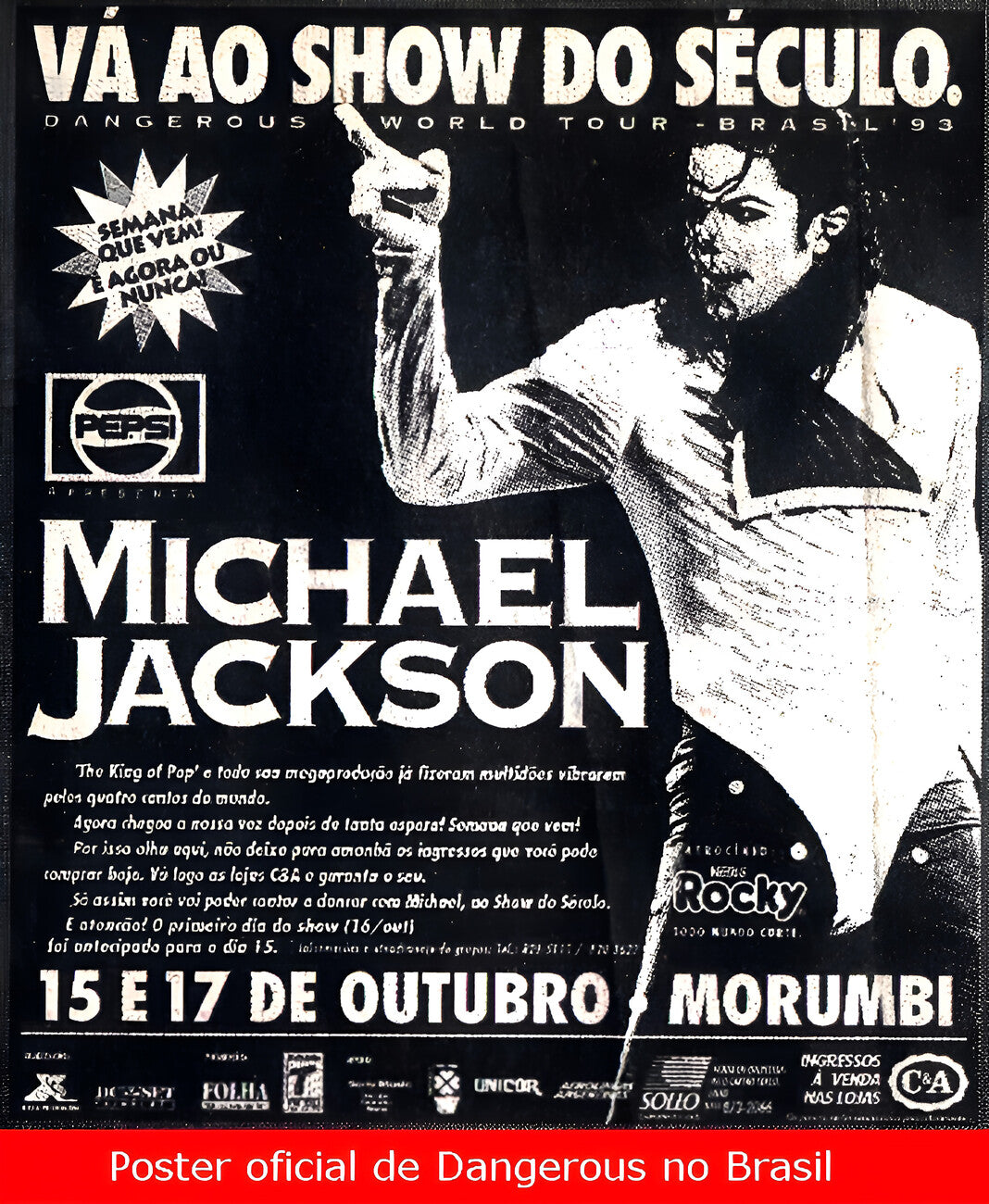Michael Jackson - Morumbi, São Paulo | Movie Poster Vault