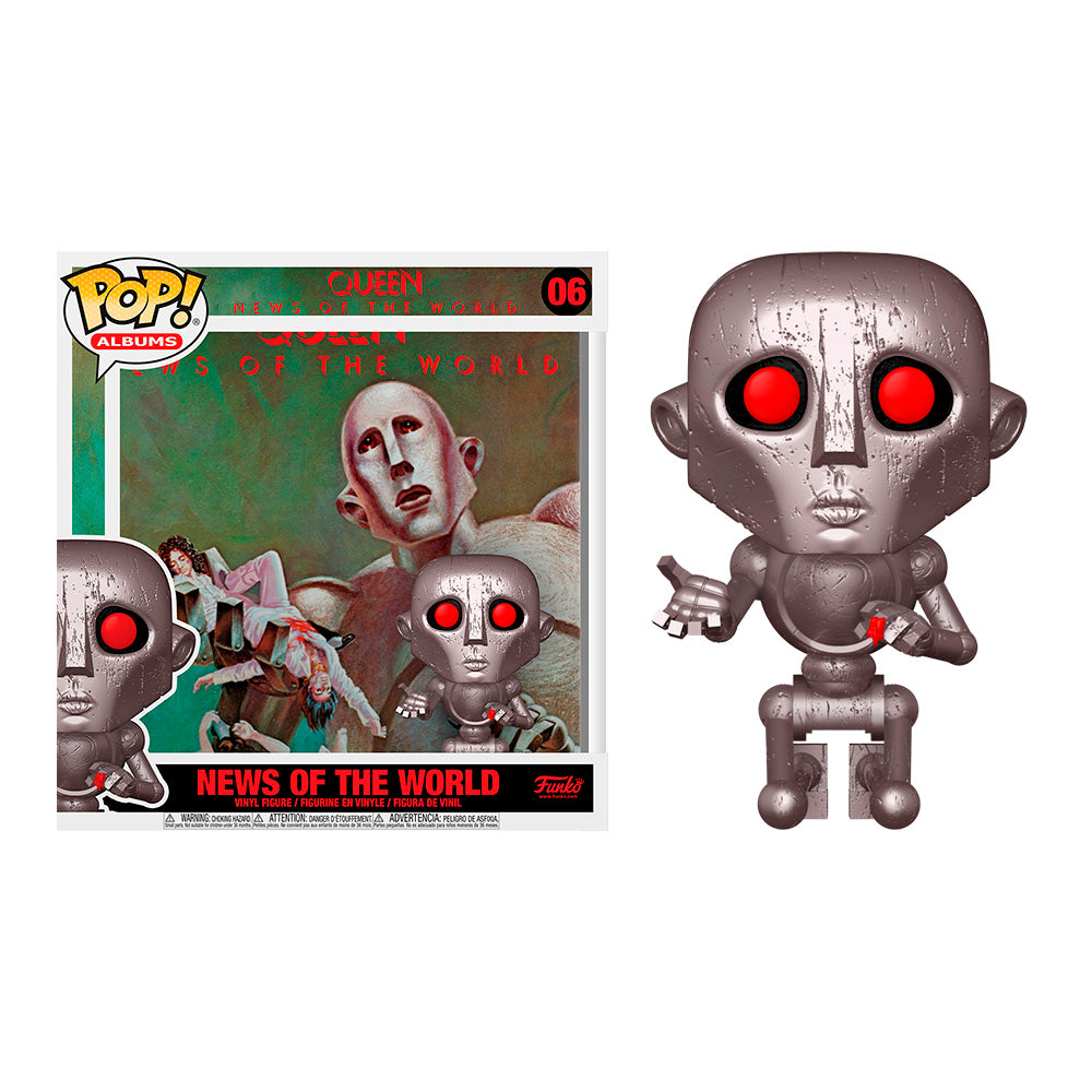 Funko Pop! Albums Queen News of the World — producto oficial