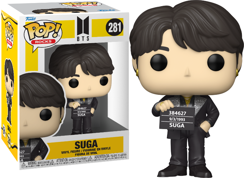 Funko Pop! Rocks BTS Suga número 281 con caja