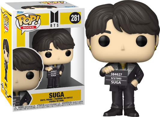 Funko Pop! Rocks BTS Suga número 281 con caja