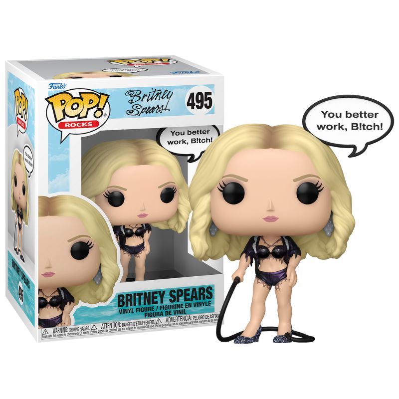 Funko Pop! Bubble Britney Spears Work B!tch — producto oficial