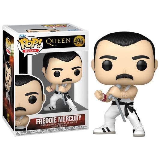 Funko Pop! Freddie Mercury White Singlet — producto oficial