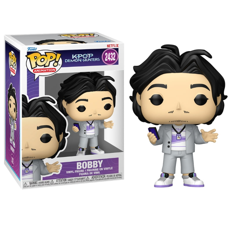 Funko Pop! KPop Demon Hunters Bobby — producto oficial