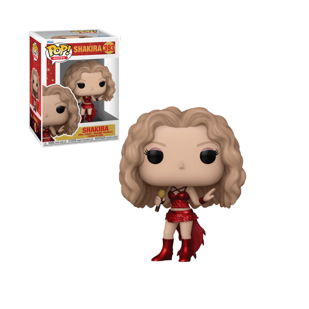 Funko Pop! Rocks Shakira Super Bowl número 393 con caja