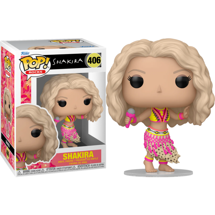 Funko Pop! Rocks Shakira Waka Waka número 406 con caja