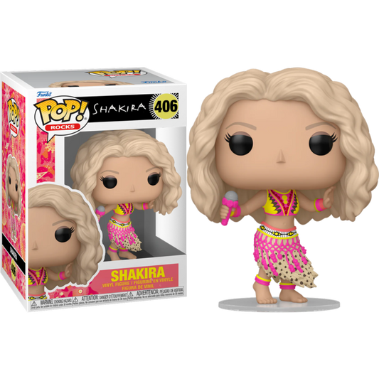 Funko Pop! Rocks Shakira Waka Waka número 406 con caja