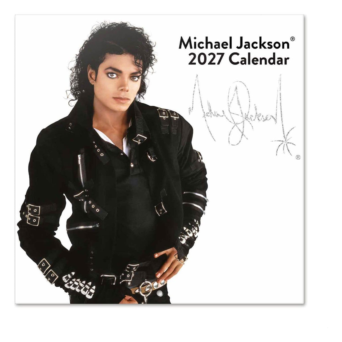 Calendario Michael Jackson 2027 30 × 30 cm oficial - vista 1