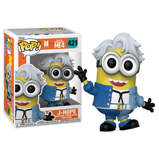 Funko Pop! Minions x BTS J-Hope #421 — figura y caja oficial