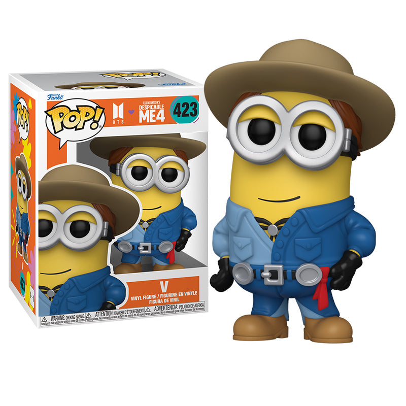 Funko Pop! Minions x BTS V #423 — figura y caja oficial