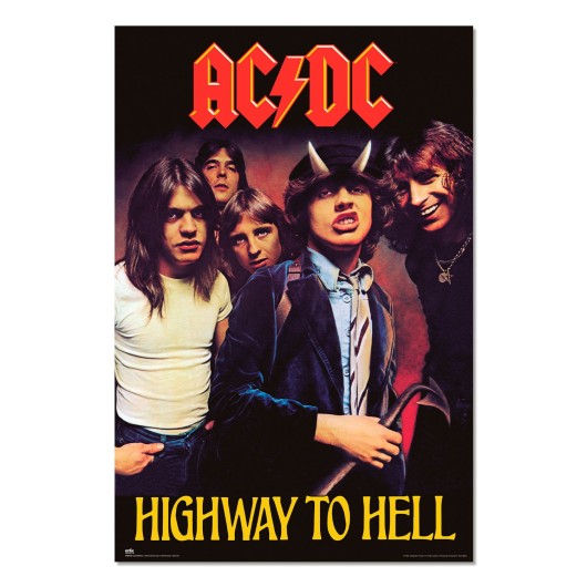 Póster AC/DC · Highway To Hell 61 × 91,5 cm · Oficial - imagen principal