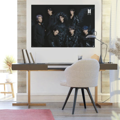 Póster BTS · Black Wings 61 × 91,5 cm · Oficial - vista 2