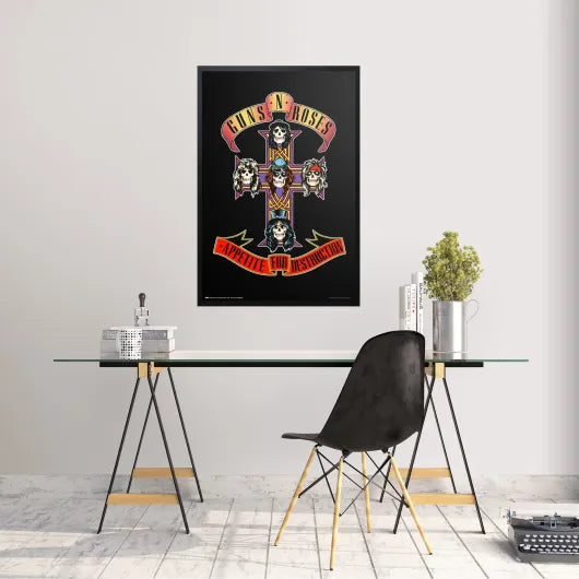 Póster Guns N’ Roses · Appetite For Destruction 61 × 91,5 cm · Oficial - vista 2
