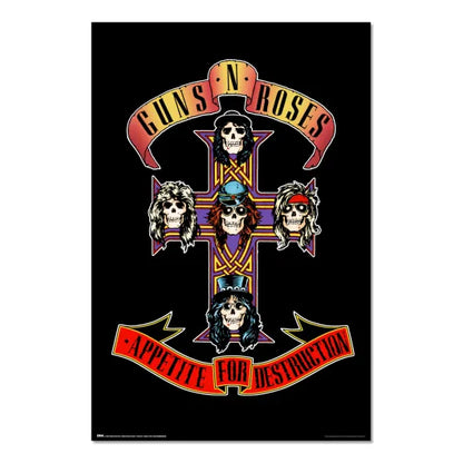 Póster Guns N’ Roses · Appetite For Destruction 61 × 91,5 cm · Oficial - imagen principal