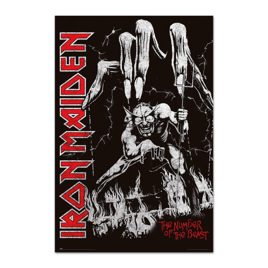 Póster Iron Maiden · Number Of The Beast 61 × 91,5 cm · Oficial - imagen principal