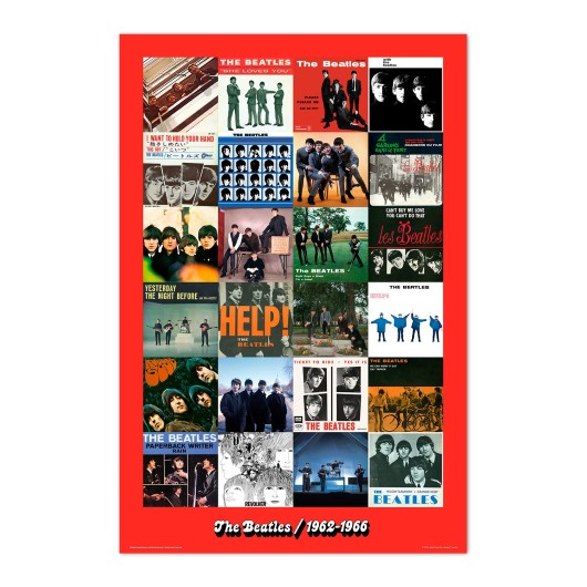 Póster The Beatles · Era 1962-1966 61 × 91,5 cm · Oficial - imagen principal