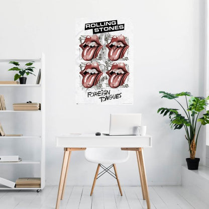 Póster The Rolling Stones · Foreign Tongues 61 × 91,5 cm · Oficial - vista 2