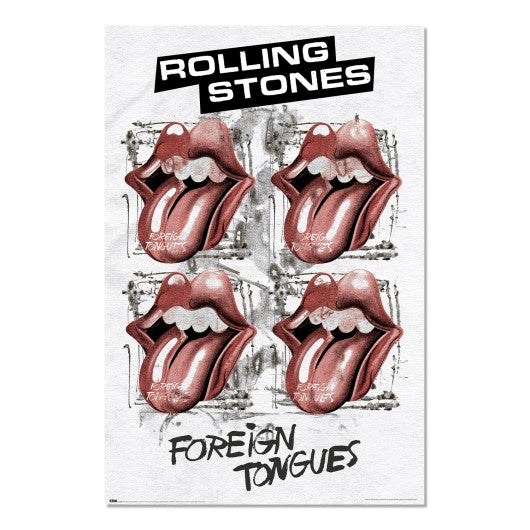 Póster The Rolling Stones · Foreign Tongues 61 × 91,5 cm · Oficial - imagen principal