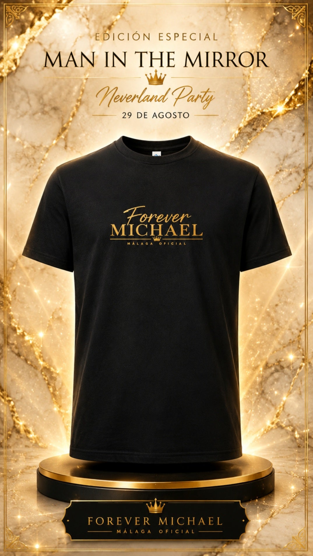 Pack Familiar 5 camisetas Man in the Mirror Edición 2026 - vista 1