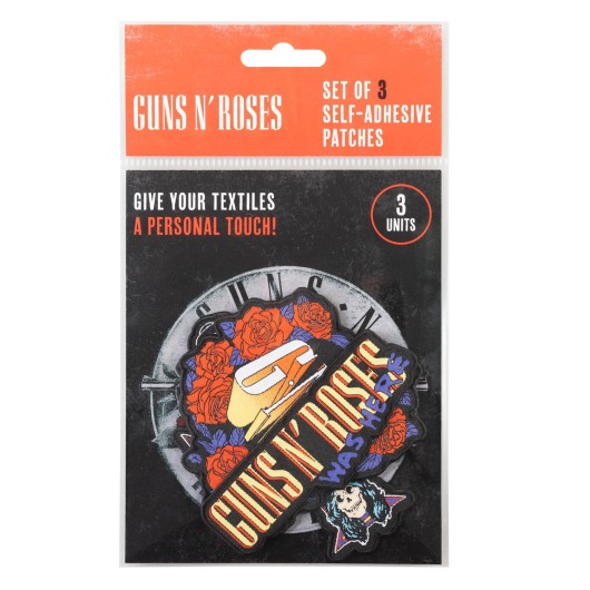 Set de 3 parches Guns N’ Roses bordados · Oficial - vista 2