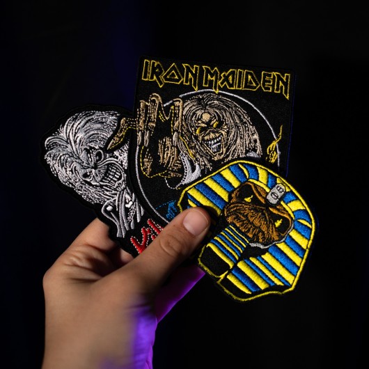 Set de 3 parches Iron Maiden bordados · Oficial - vista 8