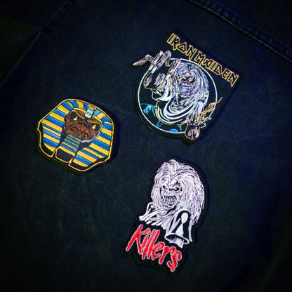 Set de 3 parches Iron Maiden bordados · Oficial - vista 6