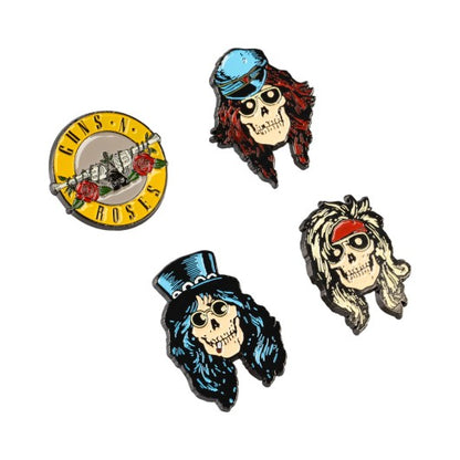 Set de 4 pins Guns N’ Roses esmaltados · Oficial - imagen principal